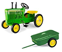 Used, John Deere 4430 Pedal Tractor w/Steel Trailer - LP68821A for sale  Delivered anywhere in USA 