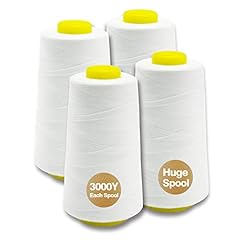 White serger thread for sale  Delivered anywhere in USA 