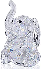 Cut crystal elephant for sale  Delivered anywhere in UK