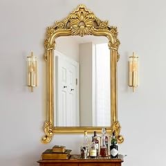 Gold arched mirror for sale  Delivered anywhere in USA 