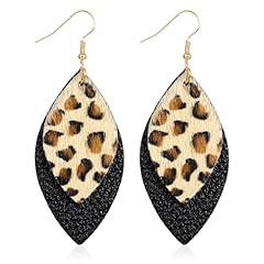 Leopard print earrings for sale  Delivered anywhere in UK
