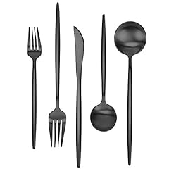 Matte black silverware for sale  Delivered anywhere in USA 