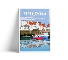 Pittenweem harbour poster for sale  Delivered anywhere in UK