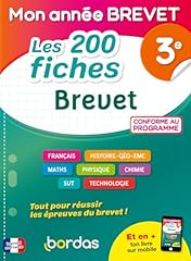 200 fiches brevet d'occasion  Livré partout en France