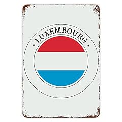 Luxemburg flagge metallschild gebraucht kaufen  Wird an jeden Ort in Deutschland