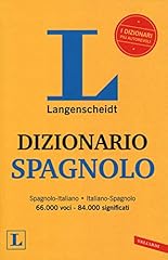 Langenscheidt. spagnolo. spagn usato  Spedito ovunque in Italia 