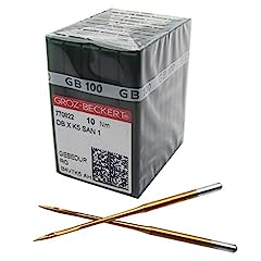 GROZ-BECKERT Needle in CKPSMS Clear Plastic Box - 100PCS Groz Beckert DBXK5 SAN1 GEBEDUR Titanium Coated Industrial Embroidery Machine Needles (Size 80/12) for sale  Delivered anywhere in USA 