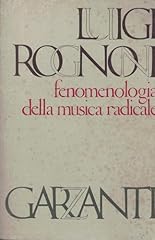 Fenomenologia della musica usato  Spedito ovunque in Italia 