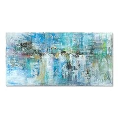Turquoise abstract wall for sale  Delivered anywhere in USA 