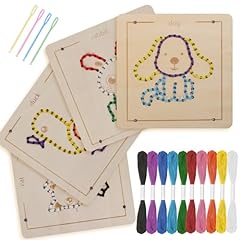 Montessori wooden lacing for sale  Delivered anywhere in UK