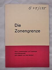 Zonengrenze . gebraucht kaufen  Wird an jeden Ort in Deutschland