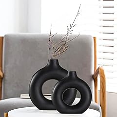 Black ceramic vase for sale  Delivered anywhere in USA 