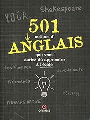 501 notions anglais d'occasion  Livré partout en France