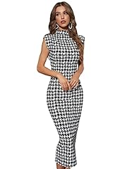 Wdirara women houndstooth for sale  Delivered anywhere in USA 