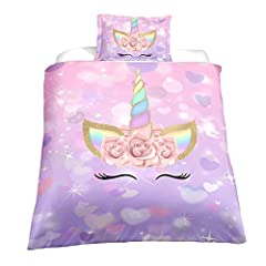 Adasmile unicorn bedding for sale  Delivered anywhere in USA 