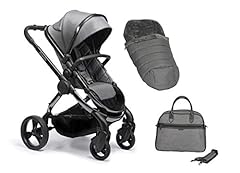 iCandy Peach Phantom Dark Grey Twill Pushchair, Carrycot for sale  Delivered anywhere in UK