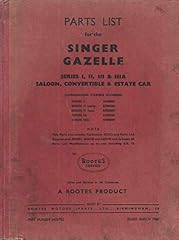 Singer gazelle series for sale  Delivered anywhere in UK