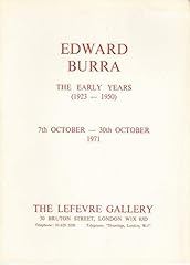 Edward burra early for sale  Delivered anywhere in UK