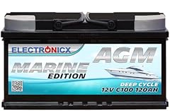 Batteria agm 120ah usato  Spedito ovunque in Italia 