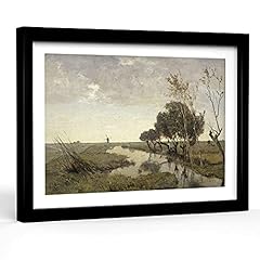 Riverscape Painting Farm Painting Vintage Landscape for sale  Delivered anywhere in Canada