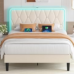 Vecelo upholstered queen for sale  Delivered anywhere in USA 