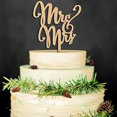 Cake topper mrs for sale  Delivered anywhere in UK