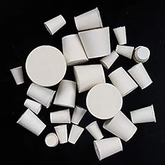 26 Pack Solid Rubber Stopper, White Lab Plug, 000# for sale  Delivered anywhere in USA 