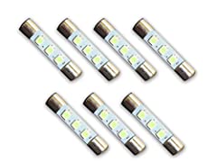 Used, 7 Cool Blue 8V LED Lamp Fuse-Type Bulbs for Sansui for sale  Delivered anywhere in USA 