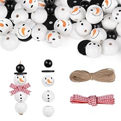 Set schneemann holzperlen gebraucht kaufen  Wird an jeden Ort in Deutschland