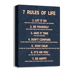 Rules life canvas for sale  Delivered anywhere in USA 