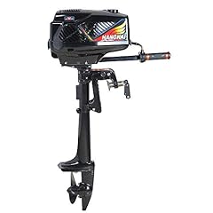Used, OUKANING 3.6HP 2-Stroke Inflatable Outboard Motor Fishing for sale  Delivered anywhere in Ireland
