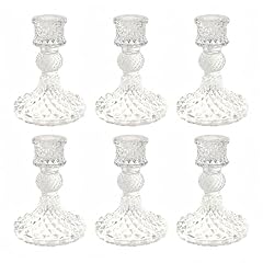 Echfsm glass candlestick for sale  Delivered anywhere in USA 