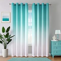 Wubodti aqua curtains for sale  Delivered anywhere in USA 