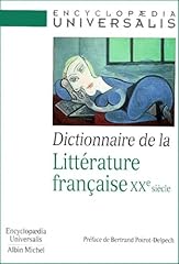 Dictionnaire littérature fran d'occasion  Livré partout en France