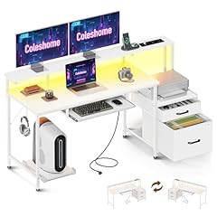 Coleshome scrivania gaming usato  Spedito ovunque in Italia 
