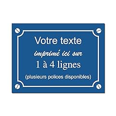 Mygoodprice Plaque de Rue décorative en Aluminium Personnalisée d'occasion  Livré partout en France