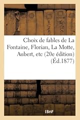 Choix fables fontaine d'occasion  Livré partout en France