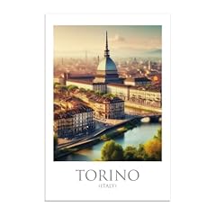 Poster città torino usato  Spedito ovunque in Italia 