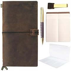 Leather refillable journal for sale  Delivered anywhere in USA 