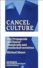 Cancel culture propaganda gebraucht kaufen  Wird an jeden Ort in Deutschland