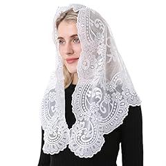 Spanish mantilla white for sale  Delivered anywhere in USA 