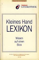 Kleines hand lexikon gebraucht kaufen  Wird an jeden Ort in Deutschland
