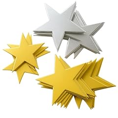 Gold silver stars for sale  Delivered anywhere in UK