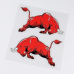 Stickers 15.9x18.1cm bull usato  Spedito ovunque in Italia 