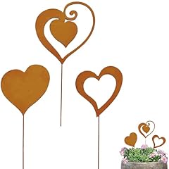 Gartenstecker rost herzen gebraucht kaufen  Wird an jeden Ort in Deutschland