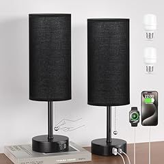 Black bedside lamps for sale  Delivered anywhere in USA 