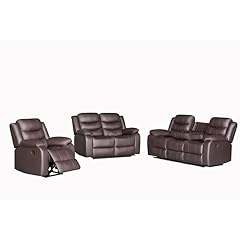 Roma recliner brown for sale  Delivered anywhere in UK