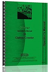 Oliver 35 Cletrac Crawler Operators Manual for sale  Delivered anywhere in Canada