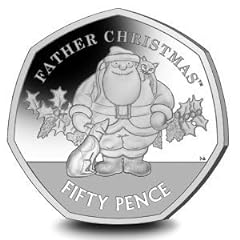 christmas 50p coin christmas for sale  Delivered anywhere in Ireland