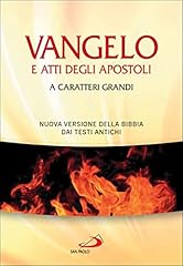 Vangelo. atti degli usato  Spedito ovunque in Italia 